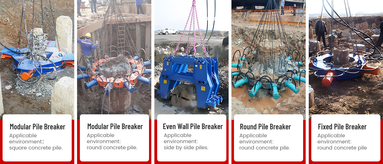 Pile-breaker-type